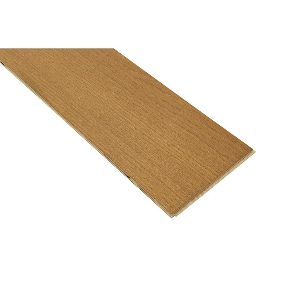 Bruce Time Honored Caramel Treasure Wh Oak 3/8 in. T x 7.2 in. W T+G Brushed Engineered Hardwood Flooring (32.68 sq.ft./ctn)