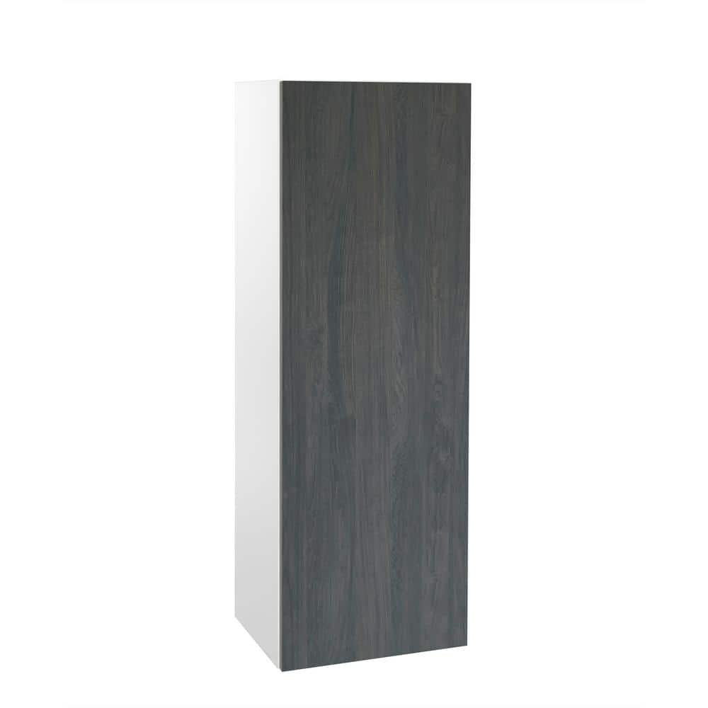 Cambridge Quick Assemble Modern Style, Carbon Marine 12 x 36 in. Wall Kitchen Cabinet (12 in. W x 12 D x 36 in. H)