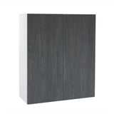Cambridge Quick Assemble Modern Style, Carbon Marine 27 x 36 in. Wall Kitchen Cabinet (27 in. W x 12 D x 36 in. H)