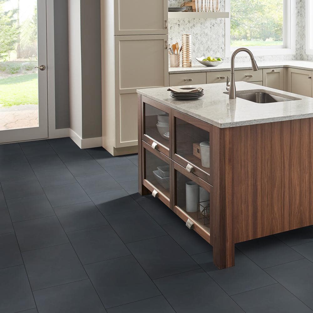 MSI Carbon 12 in. x 24 in. Matte Porcelain Stone Look Floor and Wall Tile (14 sq. ft./Case)