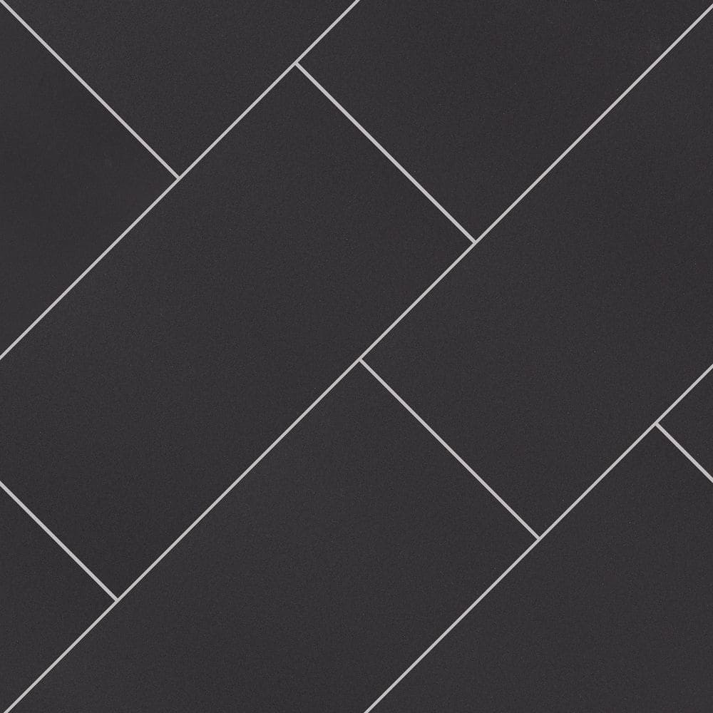 MSI Carbon 12 in. x 24 in. Matte Porcelain Stone Look Floor and Wall Tile (14 sq. ft./Case)