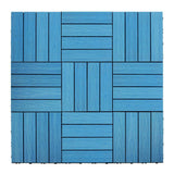 NewTechWood UltraShield Naturale 1 ft. x 1 ft. Quick Deck Outdoor Composite Deck Tile Sample in Caribbean Blue
