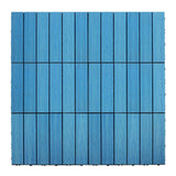 NewTechWood UltraShield Naturale 1 ft. x 1 ft. Quick Deck Outdoor Composite Deck Tile Sample in Caribbean Blue