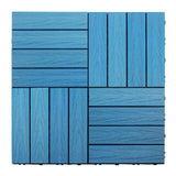 NewTechWood UltraShield Naturale 1 ft. x 1 ft. Quick Deck Outdoor Composite Deck Tile in Caribbean Blue (10 sq. ft. per box)