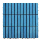 NewTechWood UltraShield Naturale 1 ft. x 1 ft. Quick Deck Outdoor Composite Deck Tile in Caribbean Blue (10 sq. ft. per box)