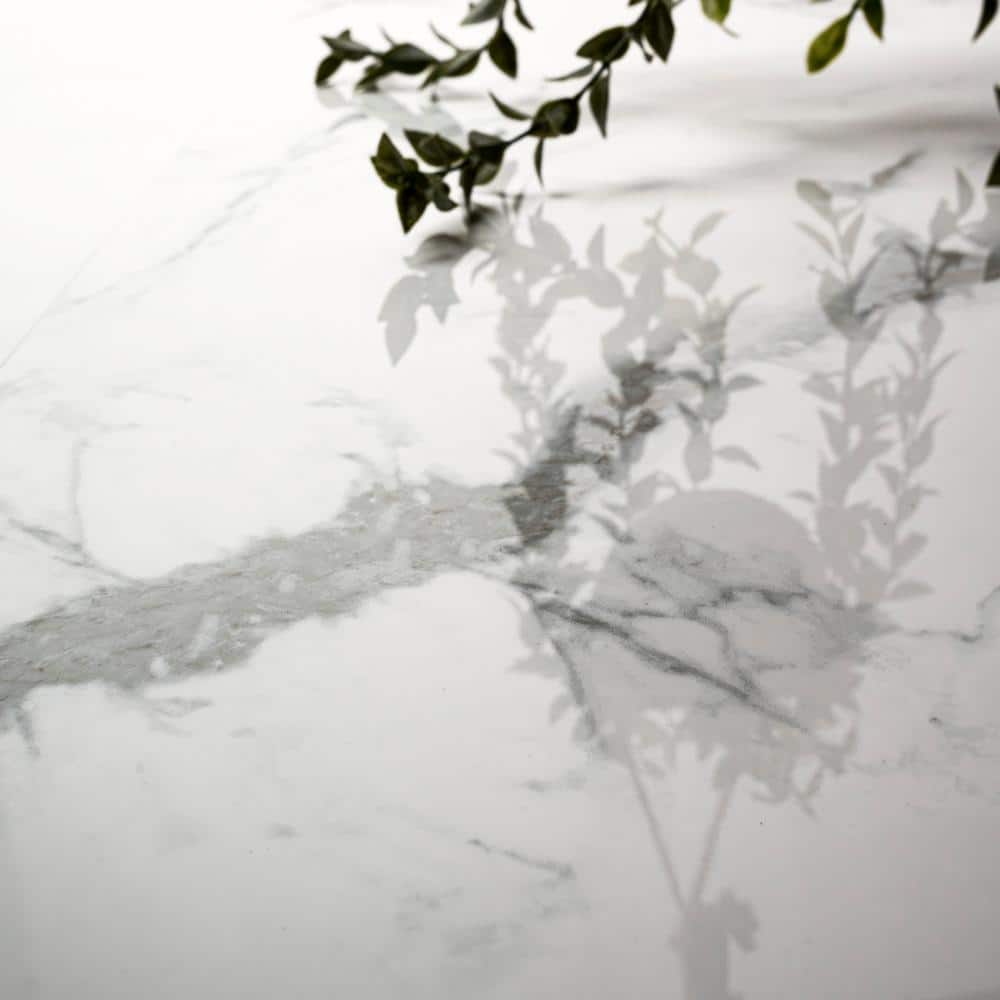 MSI Carrara 24 in. x 24 in. Polished Porcelain Floor and Wall Tile, Marble Look (448 sq. ft. Pallet)
