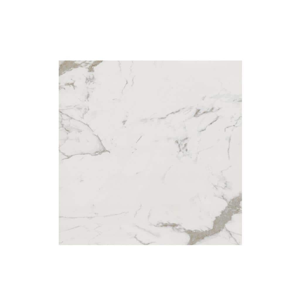 MSI Carrara 24 in. x 24 in. Polished Porcelain Floor and Wall Tile, Marble Look (448 sq. ft. Pallet)