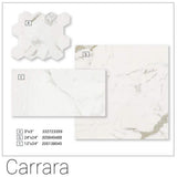MSI 12 in. x 24 in. Carrara Polished Porcelain Floor and Wall Tile (16 sq. ft./case)