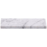 Ivy Hill Tile White Carrara 3 in. x 6 in. x 9mm Polished Marble Subway Tile (40 Pieces, 5 sq. ft. per Box)