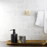 Ivy Hill Tile White Carrara 3 in. x 6 in. x 9mm Polished Marble Subway Tile (40 Pieces, 5 sq. ft. per Box)