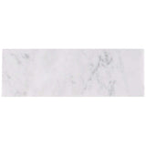 Ivy Hill Tile White Carrara 4 in. x 12 in. x 9mm Polished Marble Subway Tile (30 Pieces, 10 sq. ft. per Box)