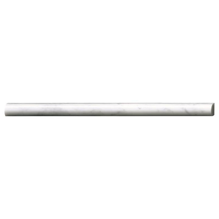 MS International Bianco Carrara 3/4 x 12 Marble Pencil Liner