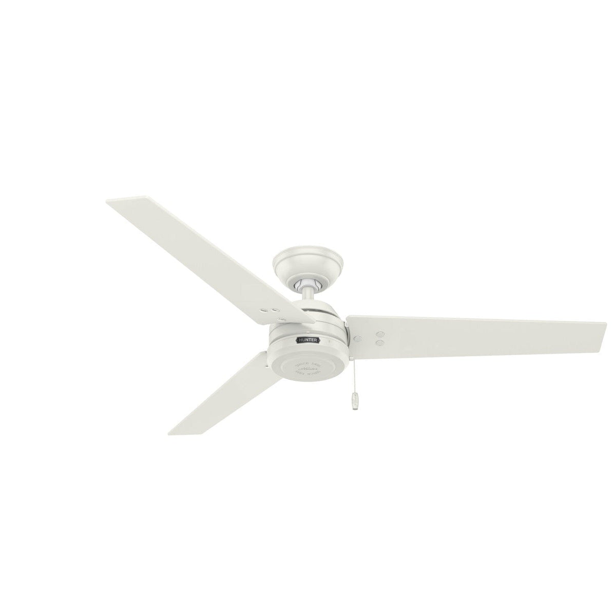 Hunter Cassius 52-in Black Indoor/Outdoor Ceiling Fan (3-Blade)