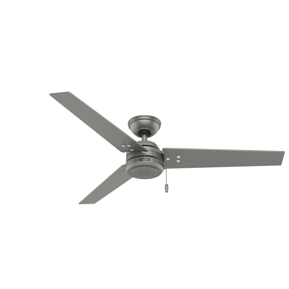 Hunter Cassius 52-in Black Indoor/Outdoor Ceiling Fan (3-Blade)