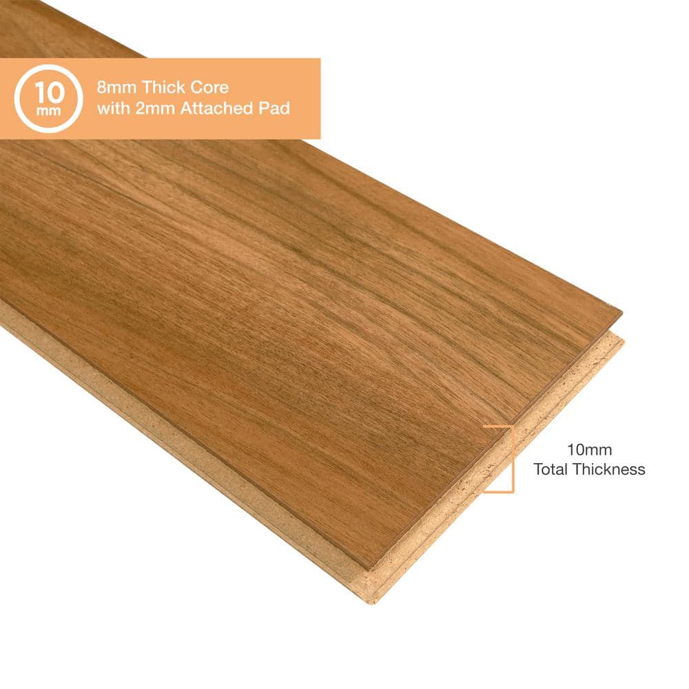 Pergo XP+ Catalina Acacia 10 mm T x 6.1 in. W Waterproof Laminate Wood Flooring (20.15 sqft/case)