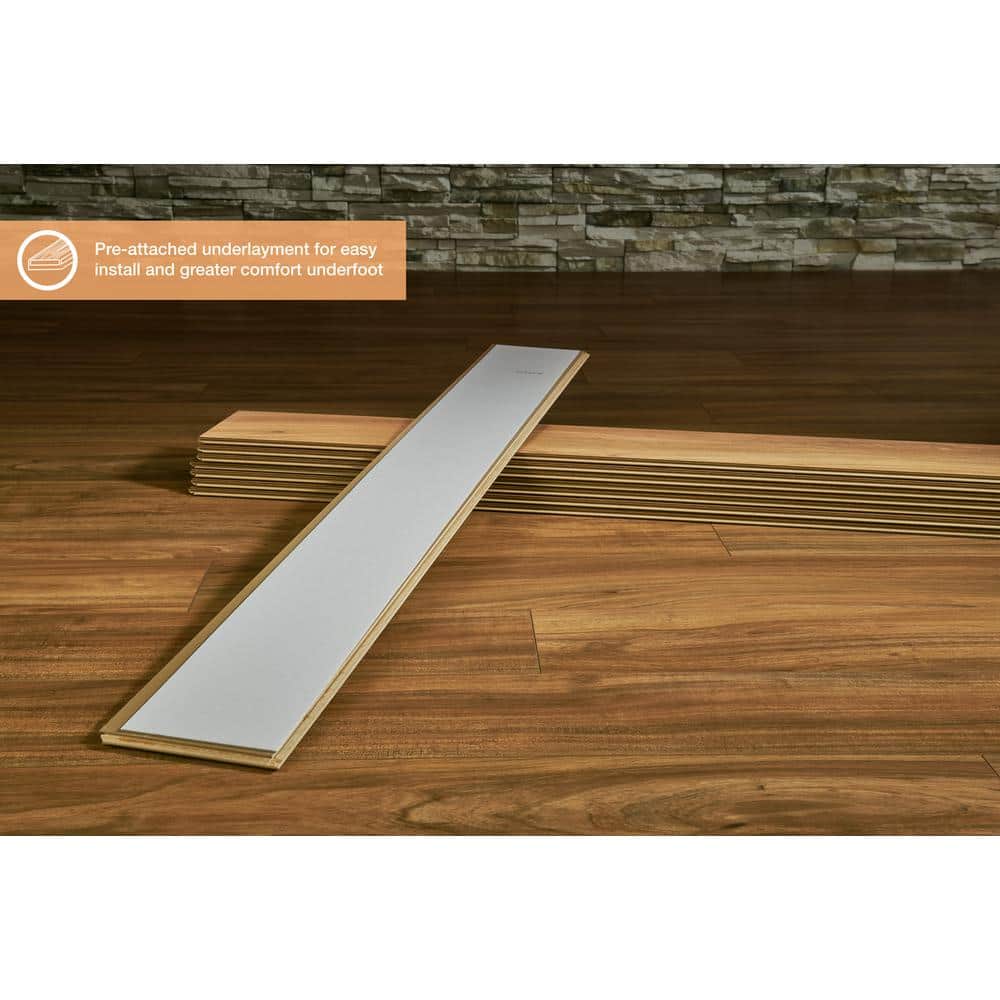 Pergo XP+ Catalina Acacia 10 mm T x 6.1 in. W Waterproof Laminate Wood Flooring (20.15 sqft/case)