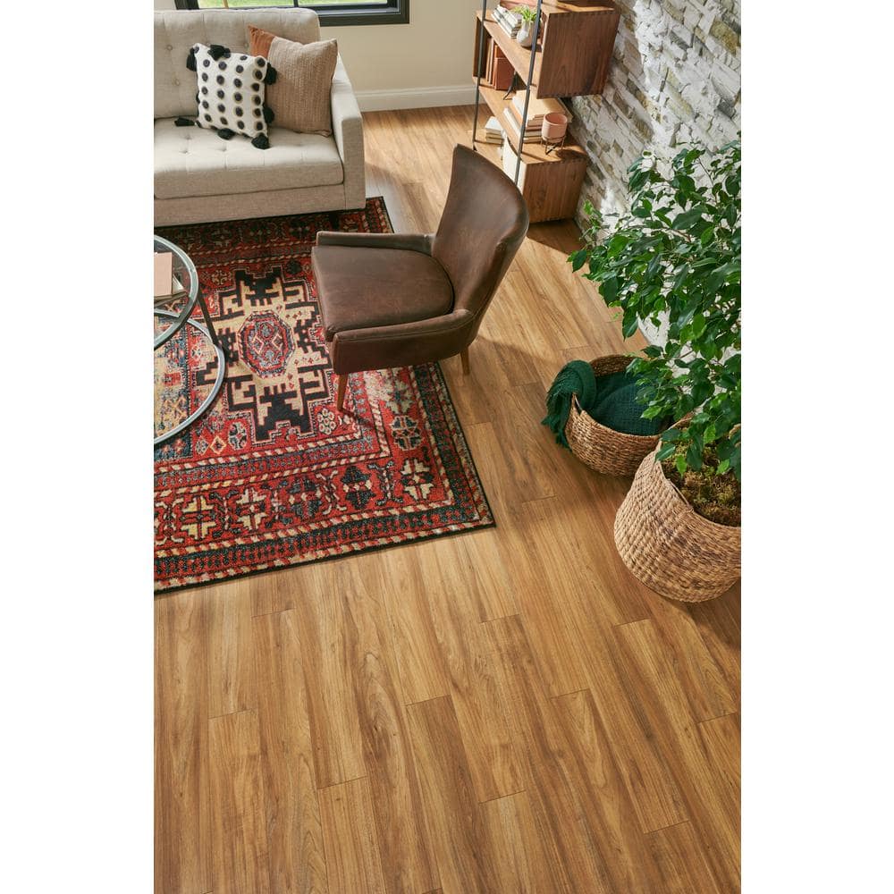 Pergo XP+ Catalina Acacia 10 mm T x 6.1 in. W Waterproof Laminate Wood Flooring (20.15 sqft/case)