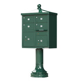 Vital 1570 8 Mailboxes 2 Parcel Lockers 1 Outgoing Pedestal Mount Cluster Box Unit - Super Arbor
