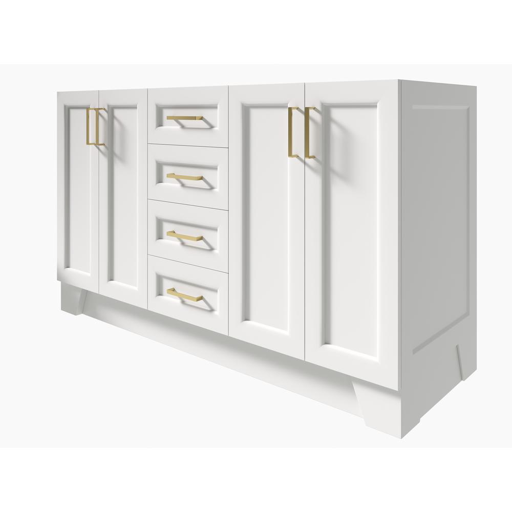 Taylor 60 in. W Vanity Cabinet Only in White - Super Arbor