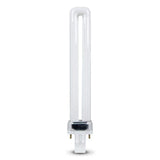 13-Watt Equivalent PL CFLNI Twin Tube 2-Pin Plug-in GX23 Compact Fluorescent CFL Light Bulb, Bright White 3500K (6-Pack)