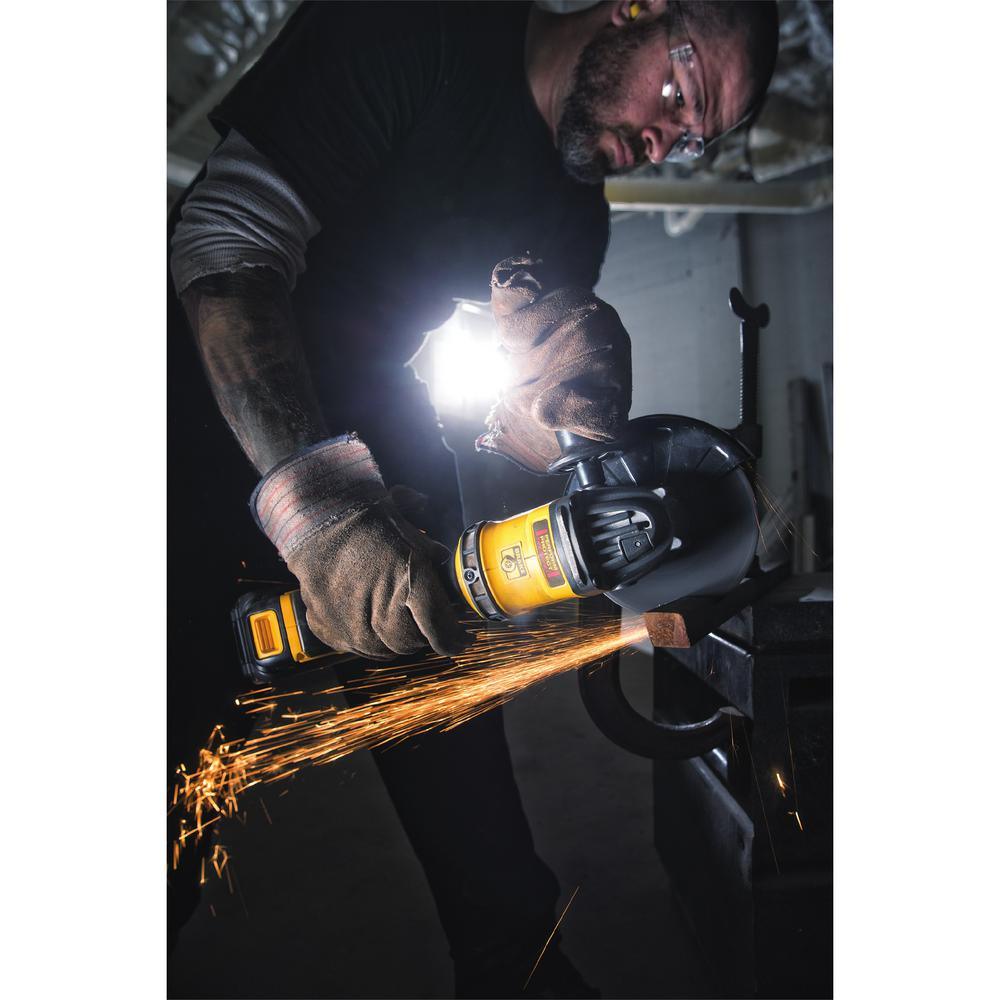 20-Volt MAX Li-Ion Cordless Band Saw (Tool-Only) with 4-1/2 in. Grinder (Tool-Only), Battery 5 Ah, Charger and Kit Bag - Super Arbor