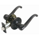 Scroll Satin Nickel Privacy Bed/Bath Door Lever - Super Arbor