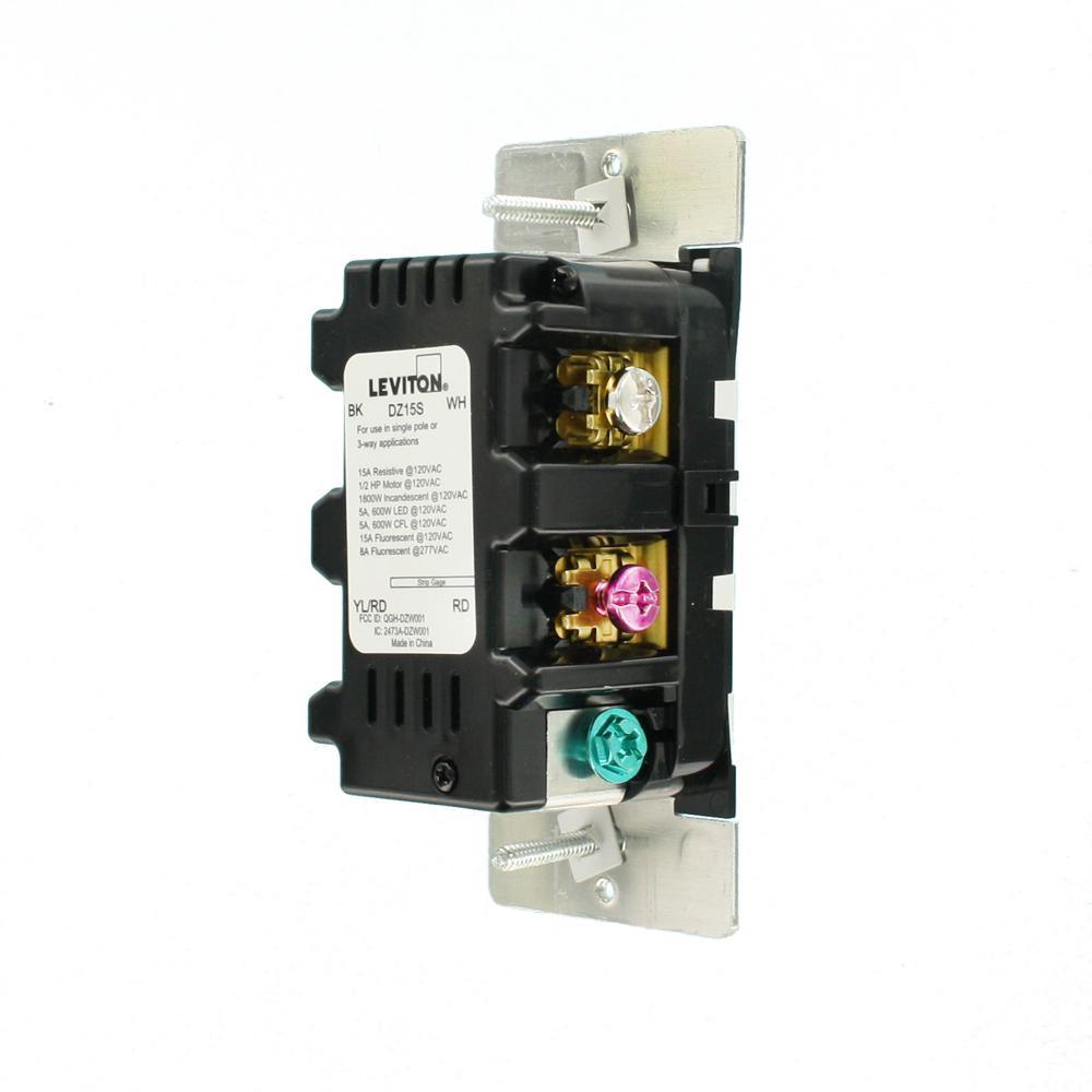 Decora Smart Light Switch with Z-Wave Technology Wallplate Included, White - Super Arbor