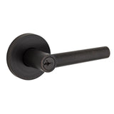 Milan Satin Nickel Entry Door Lever Featuring SmartKey Security - Super Arbor
