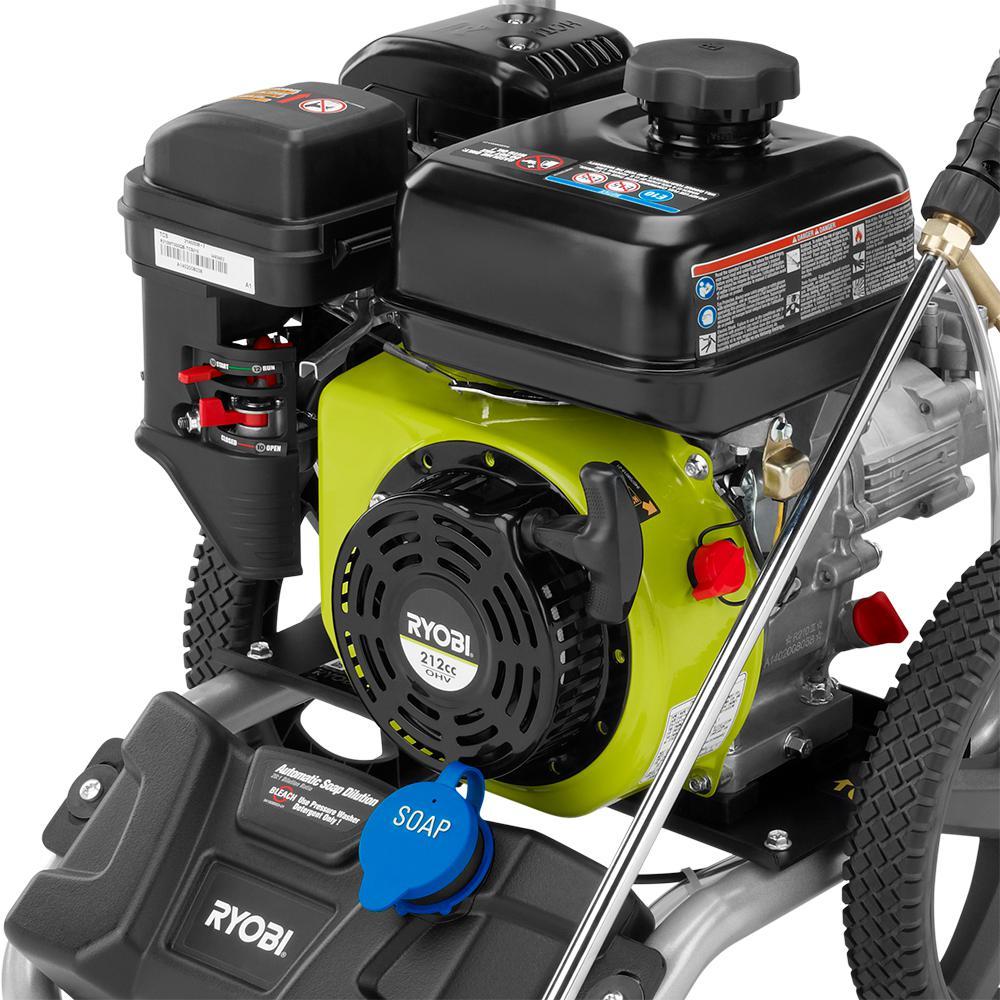 RYOBI 3,200 PSI 2.5 GPM 212 cc Gas Pressure Washer