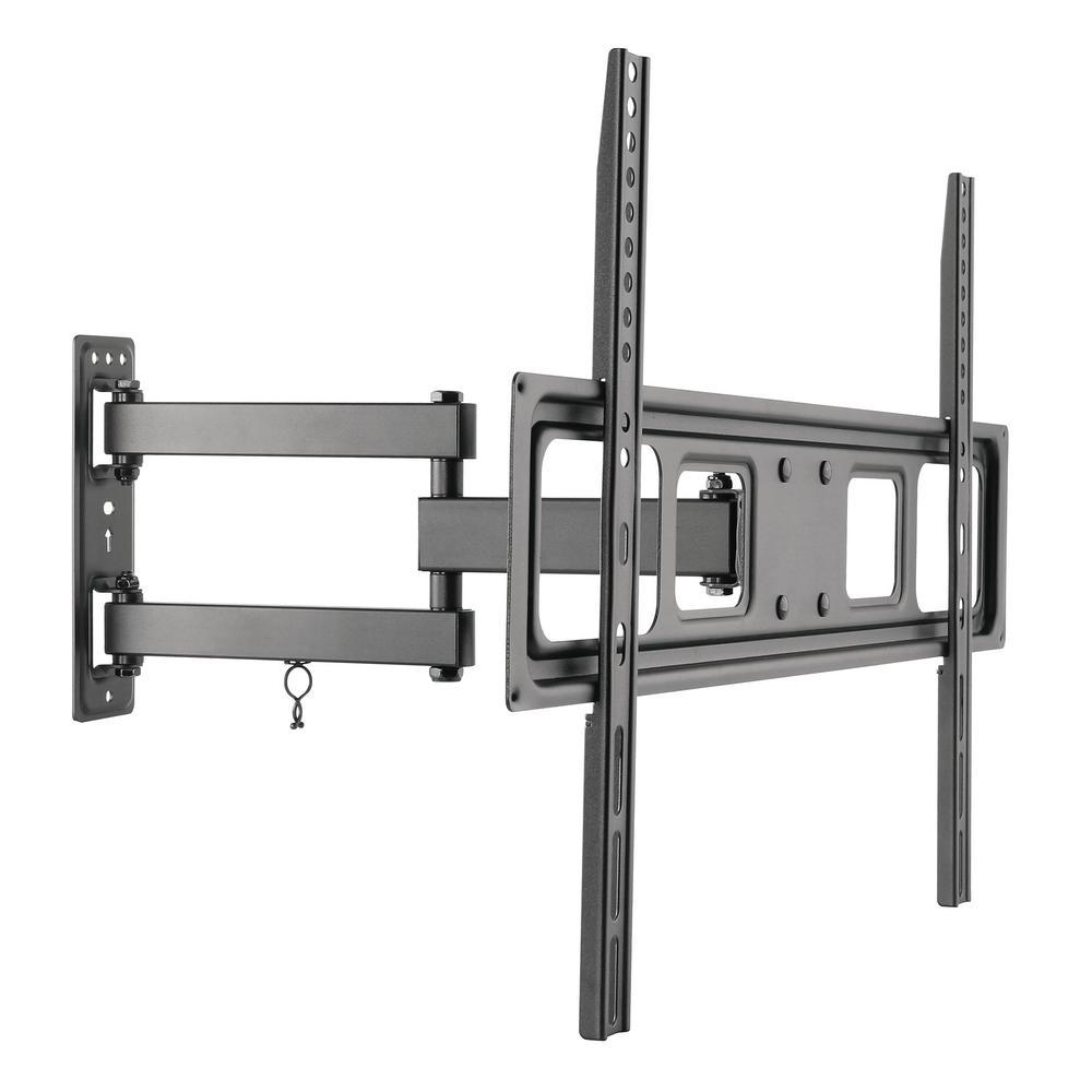 Full Motion Dual Arm TV Wall Mount for 37 in. - 70 in. Flat Panel TV's with 25 Degree Tilt, 77 lb. Load Capacity - Super Arbor