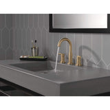 Nicoli J-Spout 8 in. Widespread Double Handle Bathroom Faucet in Champagne Bronze