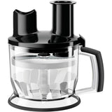 6-Cup Black Food Processor Attachment for MultiQuick Hand Blenders