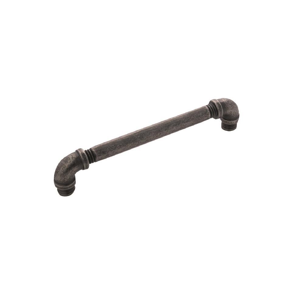 6-15/16 in. (160 mm) Pipeline Vintage Bronze Cabinet Center-to-Center Pull - Super Arbor