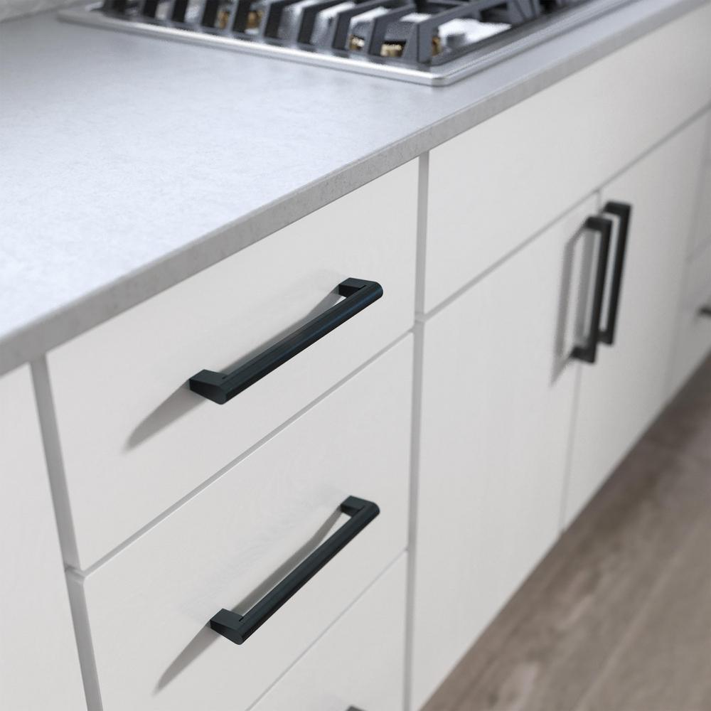 Stratford Bar 7-9/16 in. (192 mm) Matte Black Cabinet Pull - Super Arbor