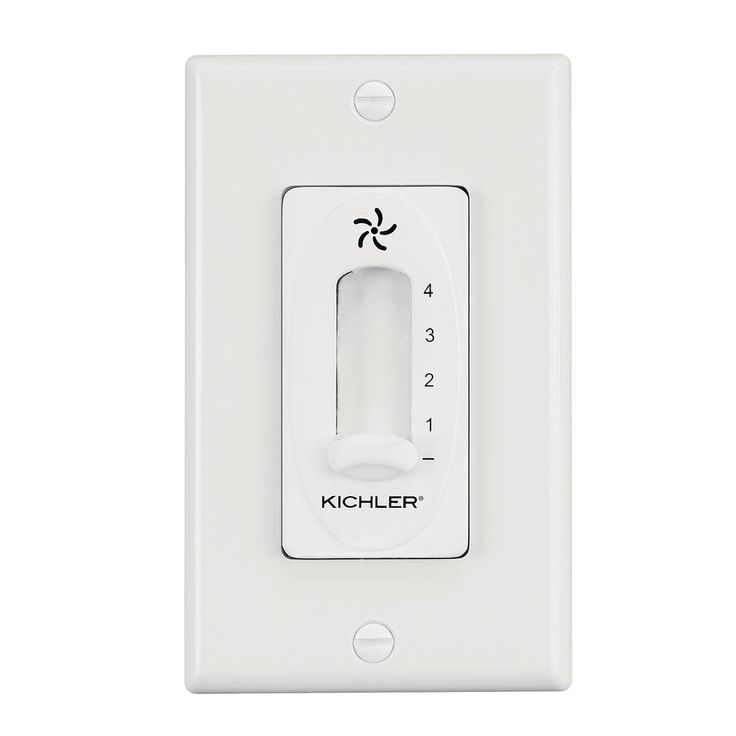 Independence 4-Speed Slide Fan Switch Control, White
