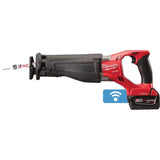 M18 FUEL ONE-KEY 18-Volt Lithium-Ion Brushless Cordless SAWZALL Reciprocating Saw Kit with Two 5.0 Ah Batteries, Case - Super Arbor