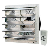 1200 CFM Silver Electric Powered Gable Mount Shutter Fan/Vent - Super Arbor