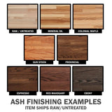 Sparrow Peak Ash 10-ft Unfinished Natural Straight Butcher Block Ash Kitchen Countertop