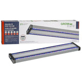 Grow Elite Brushed Nickel Integrated LED 72-Watt Indoor Grow Light Linkable Adjustable Height - Super Arbor