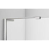 Laydown 72 in. Walk-In Whirlpool Bathtub in White LH Hinged Middle Glass Door with Screen 5 PC Fast Fill Faucet LH Drain - Super Arbor