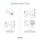 Moen Polished Chrome Bathtub Spout with Diverter