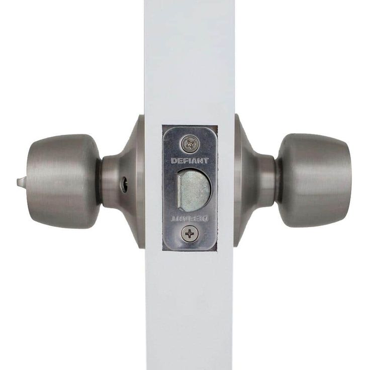 Defiant Brandywine Stainless Steel Bed/Bath Door Knob (6-Pack)