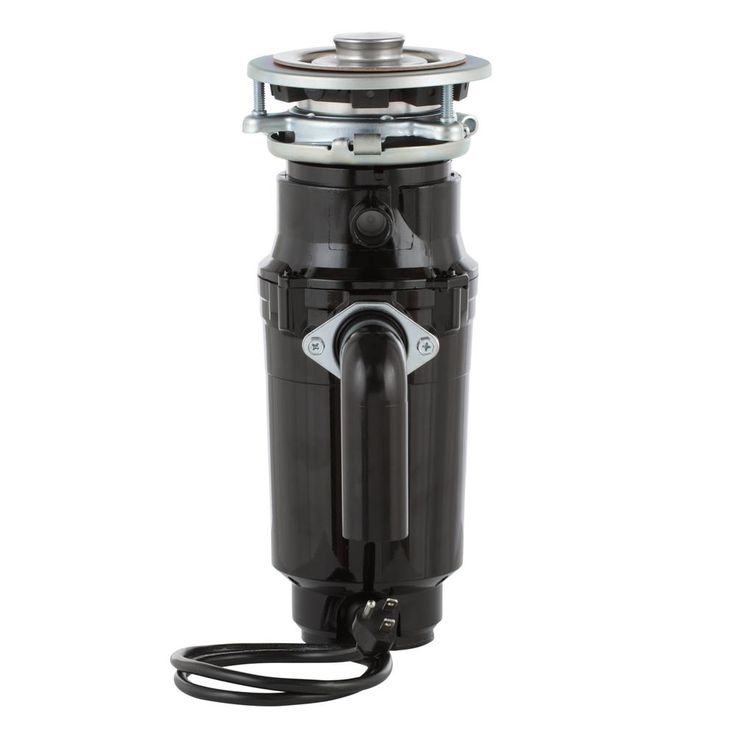 Everbilt 3/4 HP Slim Continuous Feed Garbage Disposal with Stainless Steel Sink Flange and Attached Power Cord