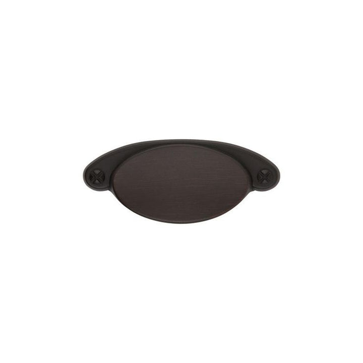 Ovaline 2-1/4 in. Center-to-Center Oil Rubbed Bronze Cup Pull