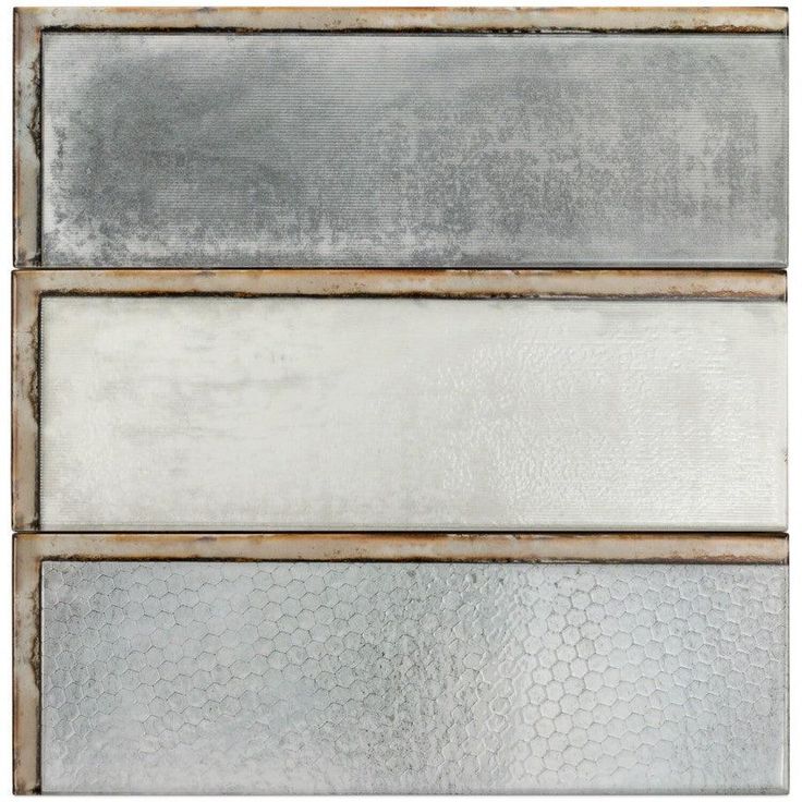 Turbine Industrial Glass Gray 4x12 Ceramic Wall Tile