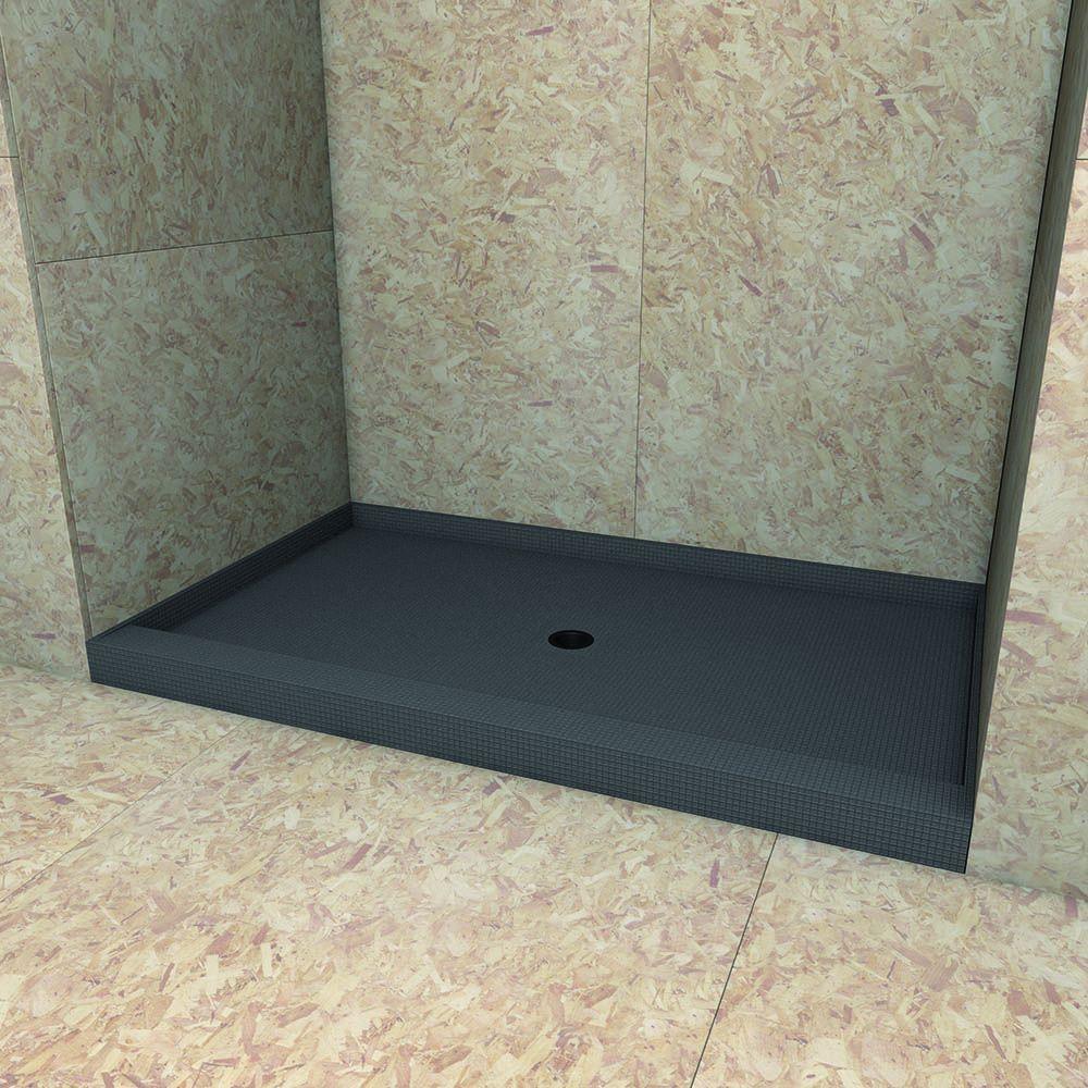 One-Step 36 in. x 60 in. Shower Base with Right Offset Drain - Super Arbor