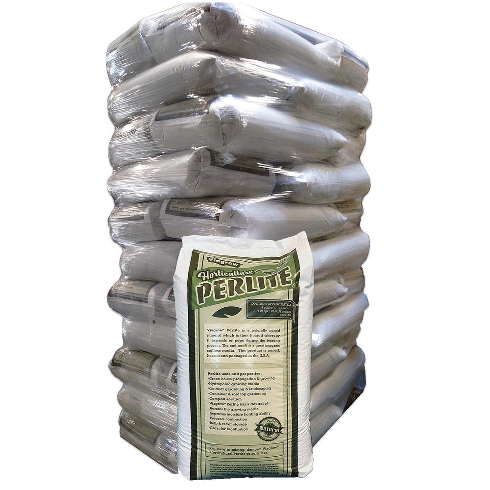 Viagrow 4 cu. ft. Perlite (30 Bag Pallet) - Super Arbor