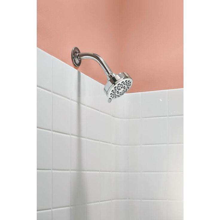 Eos 3-Spray 3.8 in. Single Wall Mount Fixed Shower Head in Chrome (1.75 GPM)