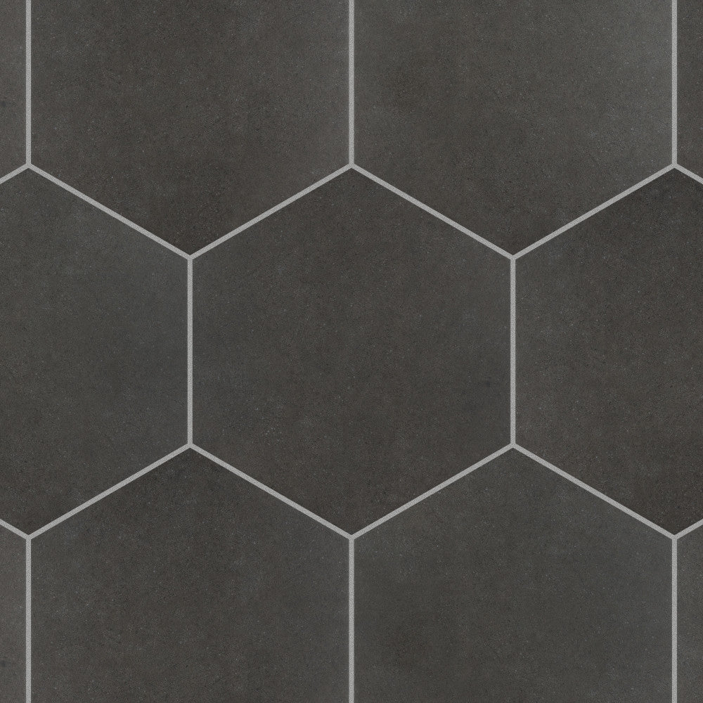 Merola Tile Vintage Hex Marengo 8-5/8 in. x 9-7/8 in. Porcelain Floor and Wall Tile (11.56 sq. ft. per case)