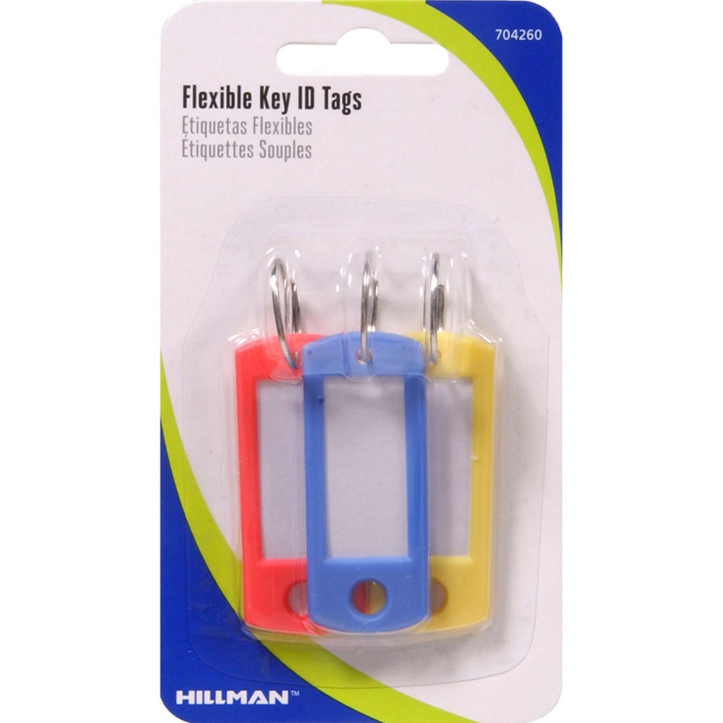 Hillman 1 in. D Metal/Paper Assorted Labeling Key Identifier, 3-Pack